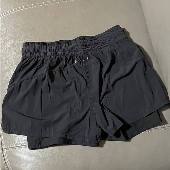 SPYDER ACTIVE Women's Black Athletic Shorts - Picture 4 of 9
